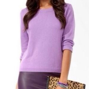Perfectly Pastel Purple Soft Sweater